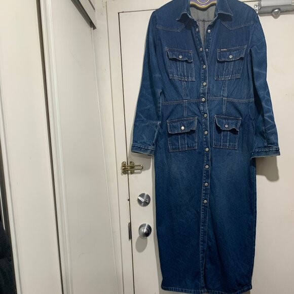 `MAXMARA DENIM DRESSES SIZE 54 - Picture 2 of 16